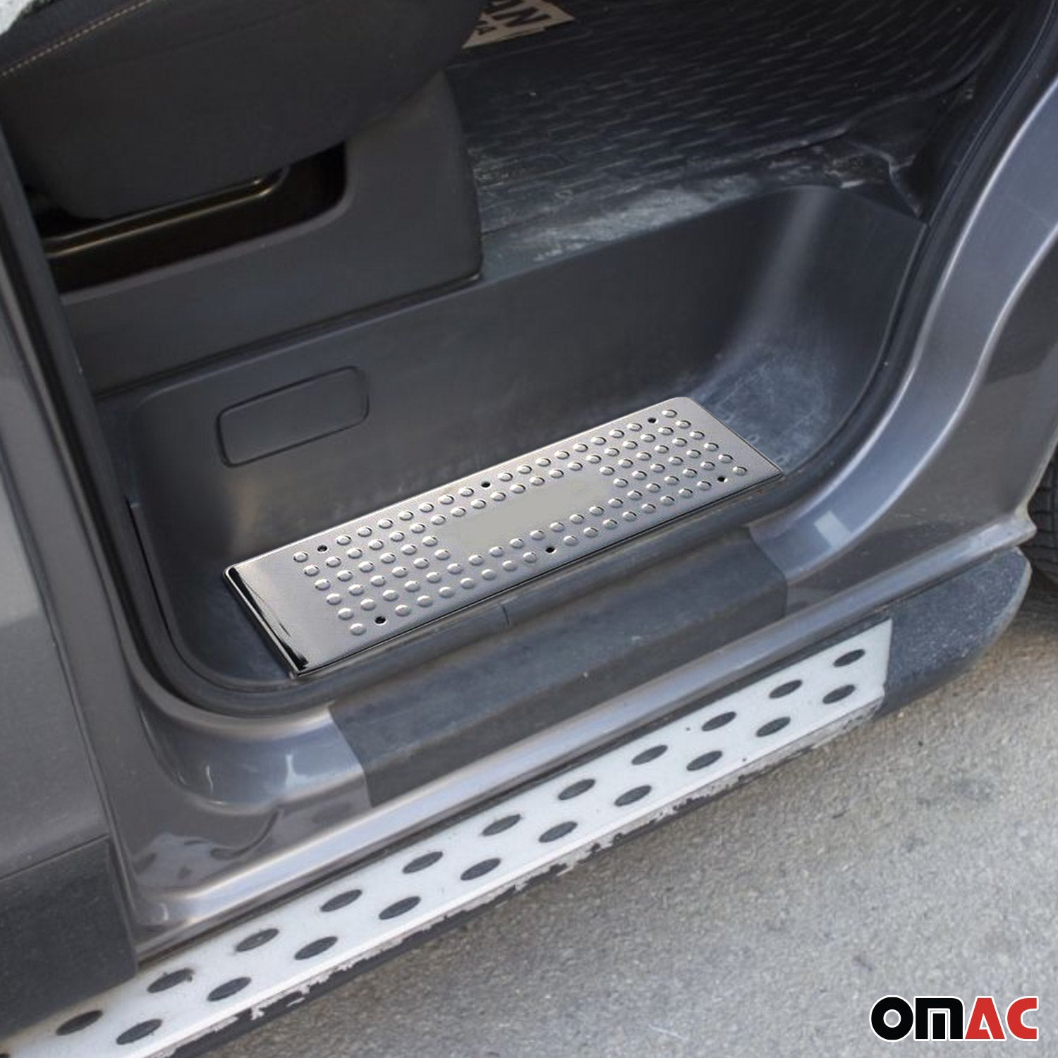 Couverture de Seuil de porte pour Renault Trafic II III 2001-19 inox chromé 3Pcs