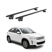Barres de toit transversales pour Citroen C4 Aircross 2012-17 Noir 2 pièces ABE