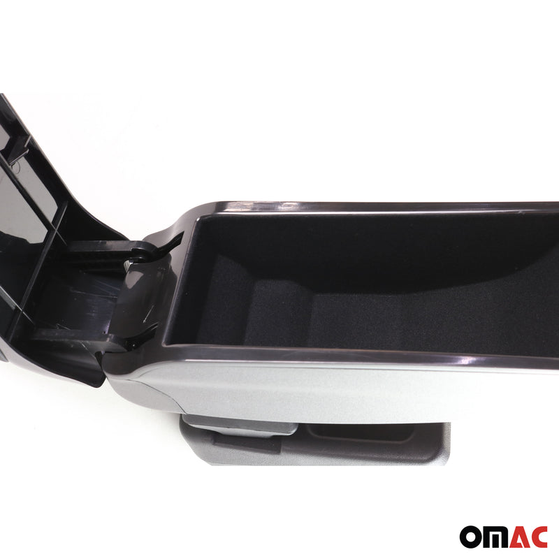 Accoudoir pour Dacia Duster 2018-2024 Vinyl Abs Noir Coulissant