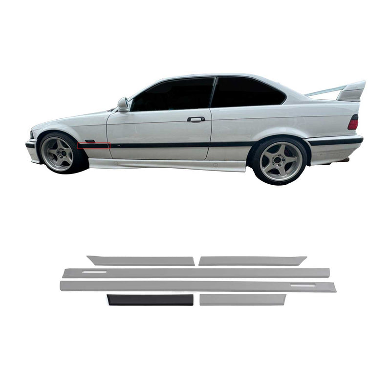 Baguettes latérales Garnitures De Portière pour BMW Series 3 E36 Coupe/ Cabrio