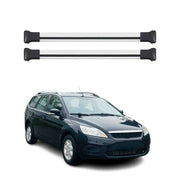 Barres de toit transversales pour Ford Focus II Break 2008-2011 FL Alu Gris 2x
