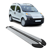 Marchepieds Latéraux pédale pour Citroen Nemo 2008-2021 Aluminium Argent 2Pcs