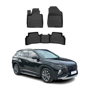 OMAC Tapis de sol en caoutchouc pour Hyundai Tucson 2021-2025 Noir Premium