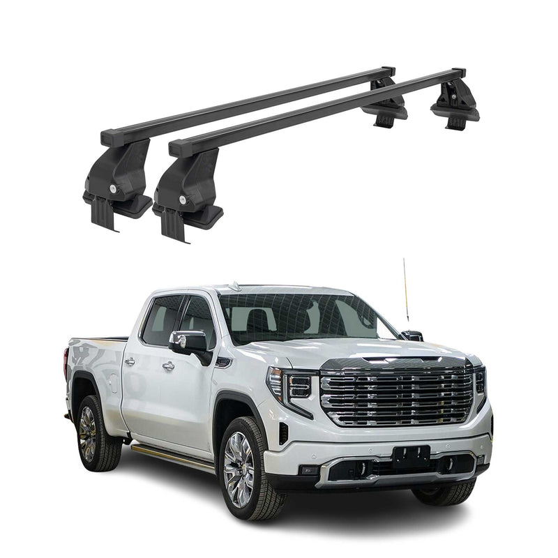 Barres Transversales Menabo pour GMC Sierra IV 2019-2024 Noir