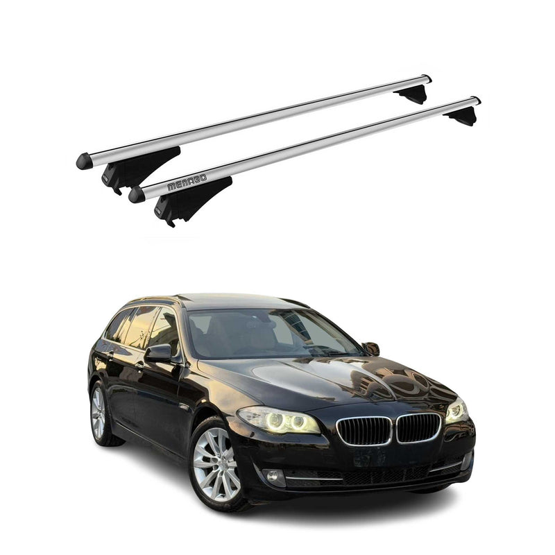 Tiger Barres de toit transversales pour BMW Serie 5 F11 Touring 2010-2016 Gris