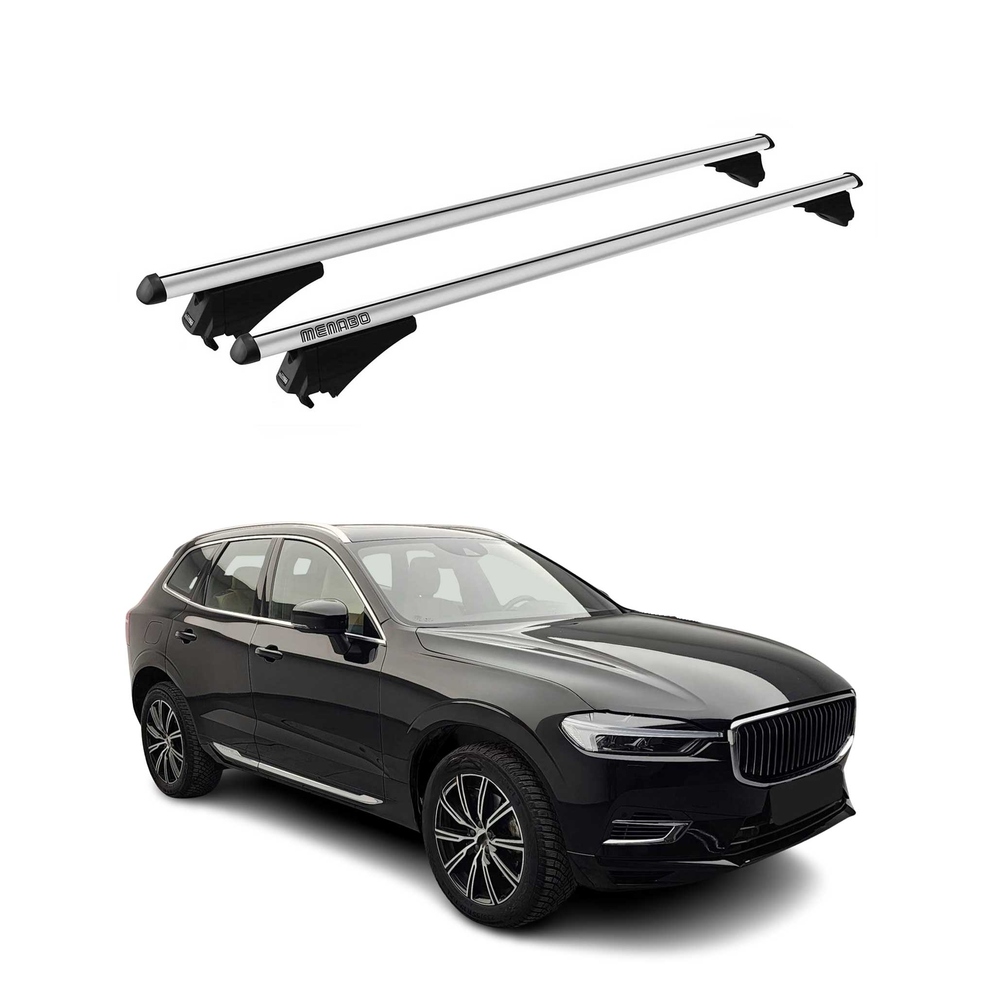 Tiger Barres de toit transversales pour Volvo XC60 2018-2026 Gris