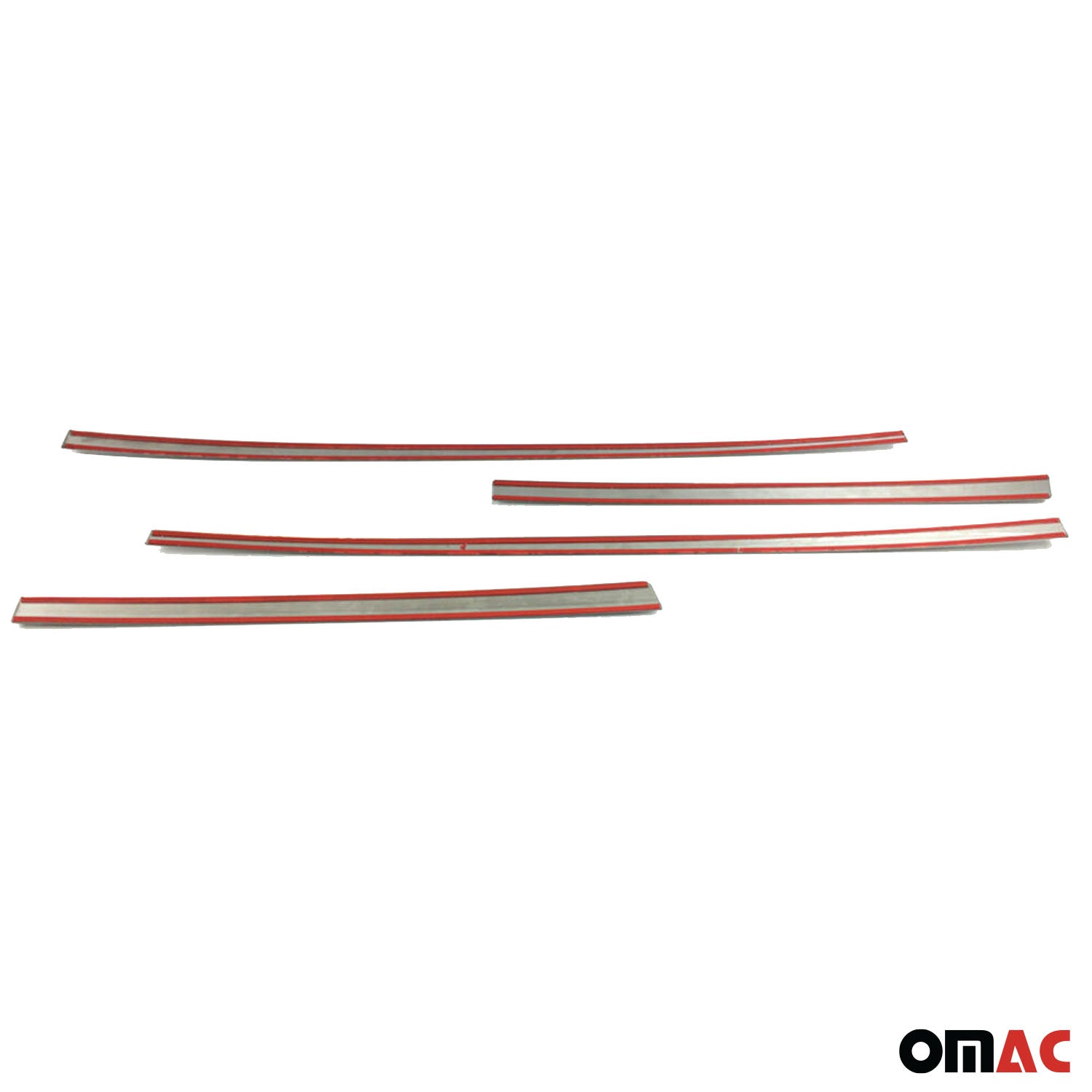 Garniture Baguette de porte latérale pour Skoda Karoq 2017-2026 acier inox 4Pcs