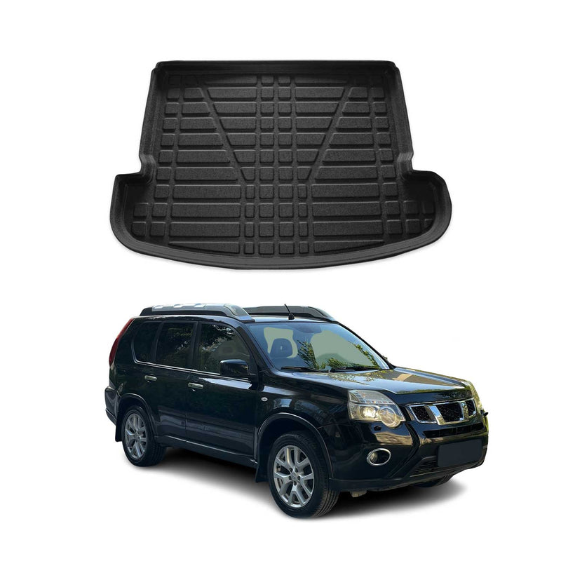Tapis de Coffre pour Nissan X-Trail T32 2014-2021 en TPE Noir