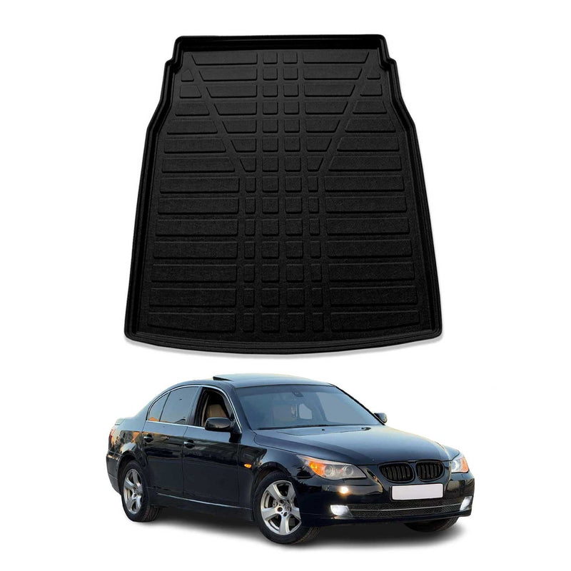 Tapis de coffre pour BMW Série 5 E60 2003-2010 / M5 2004-2010 caoutchouc Noir
