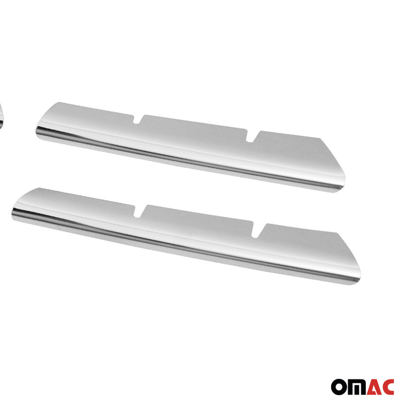 Grille de Calendre pour Renault Megane 2006-2010 4 PCS Acier Inox Chromé