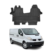 OMAC Tapis de sol en caoutchouc pour Opel Vivaro A 2001-2014 Noir Premium