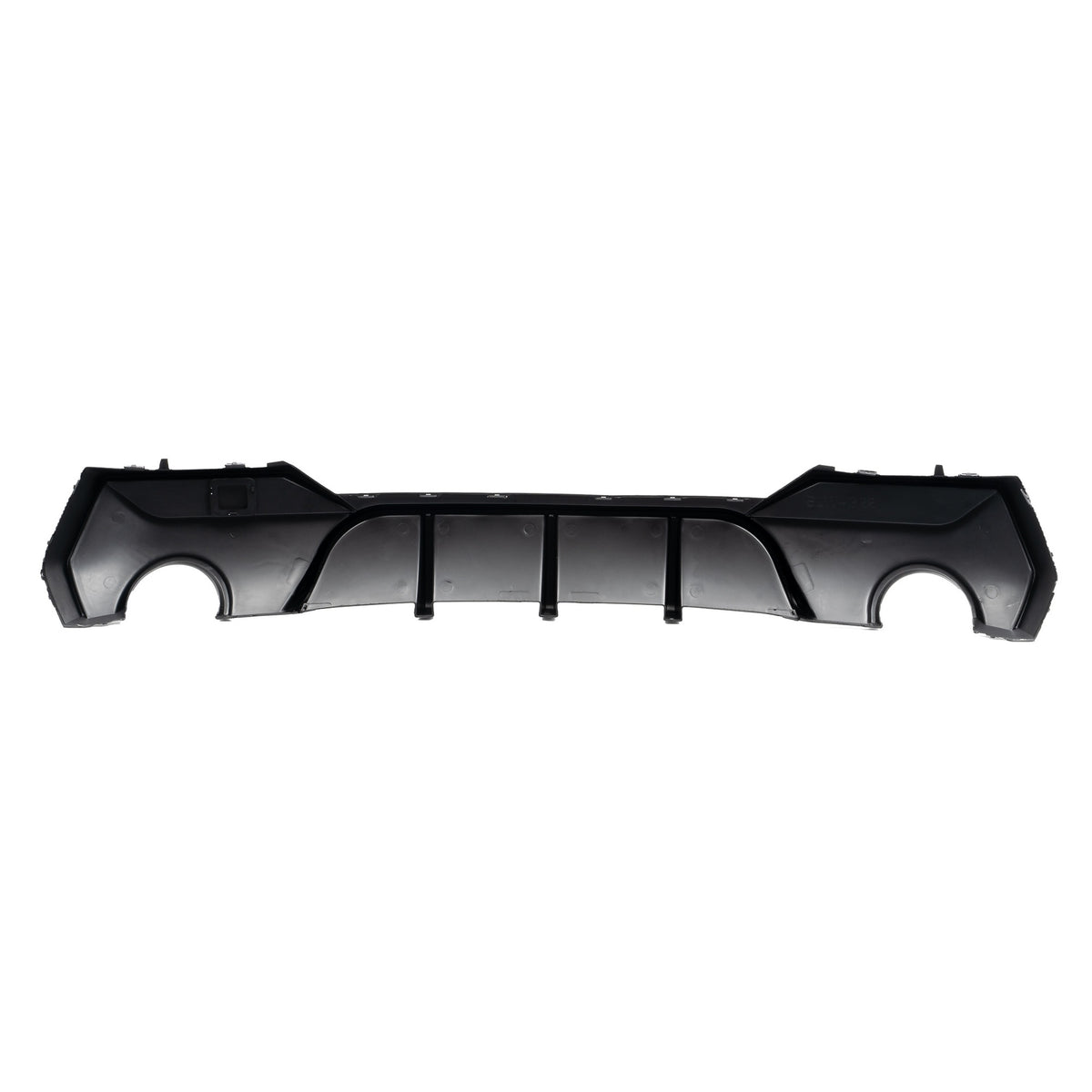 JOM Insert de Pare-choc Arrière pour BMW Série 4 G22/G23 (420/430) 2020- Noir Brillant 1-Rohr (li/re)