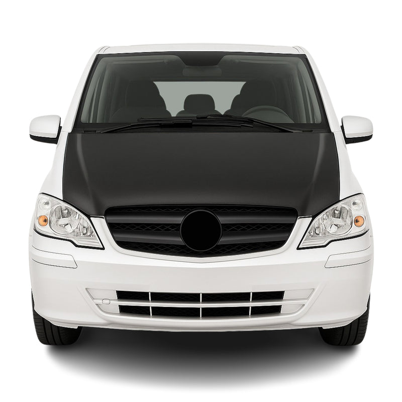 Protège Capot pour Mercedes Vito W639 2003-2014 Masque vinyle Noir complète