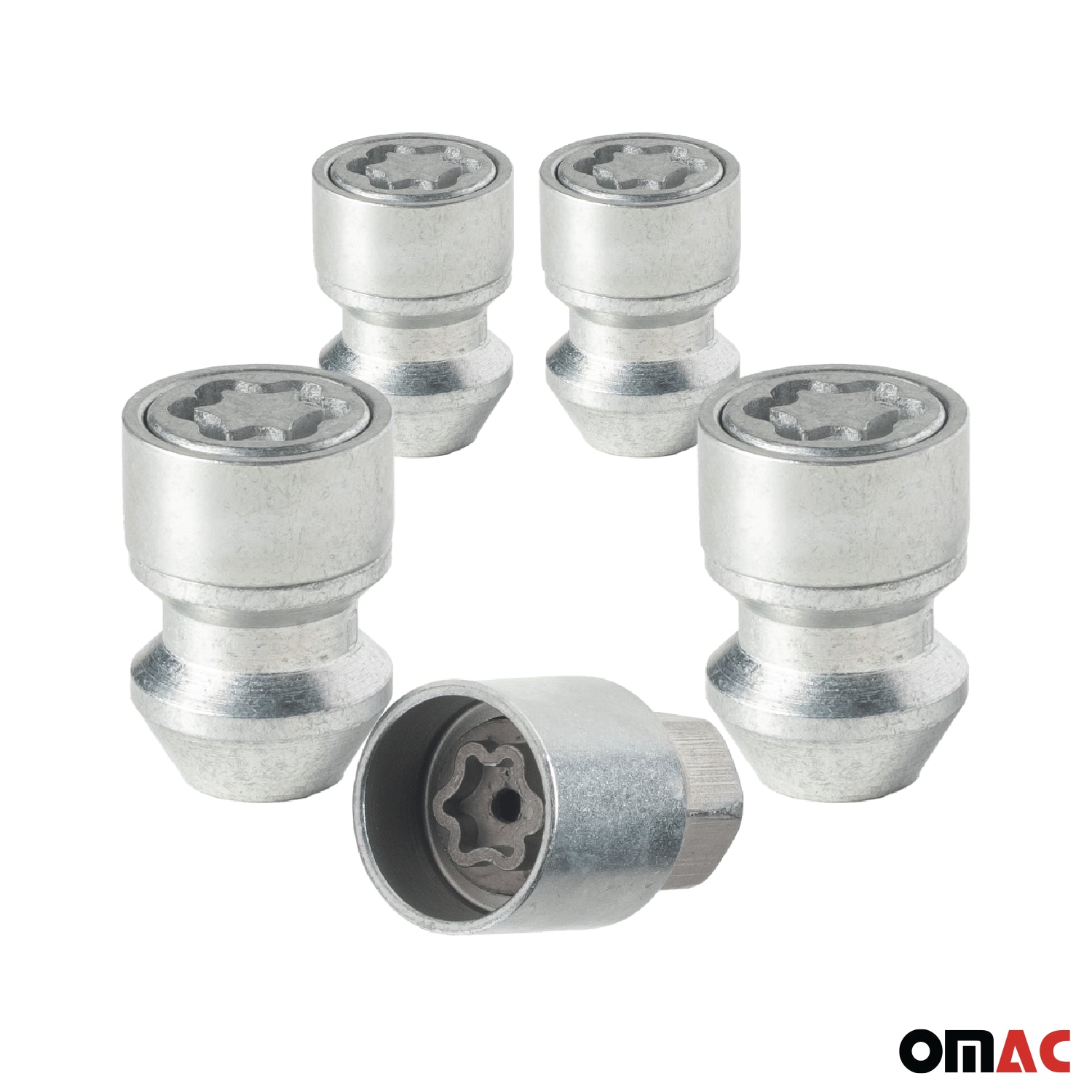 Vis de roue antivol pour Dodge Viper dès 2002 Gris lot de 4 1/2"