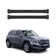 Barres de toit transversales pour Mercedes GLB X247 2019-2026 Aluminium Noir 2x
