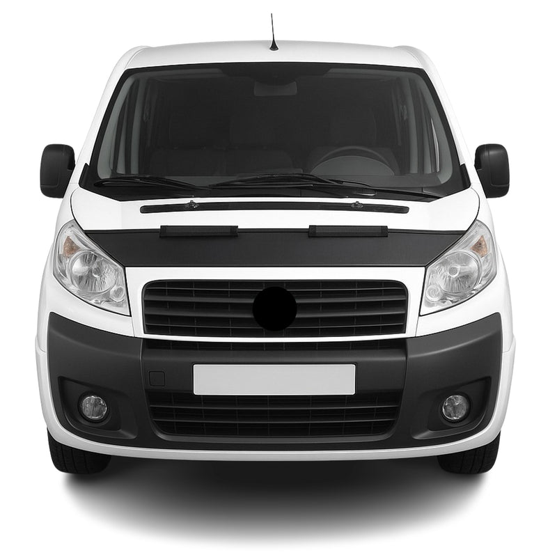 Protège Capot pour Fiat Scudo 2012-2016 Masque de voiture vinyle Noir