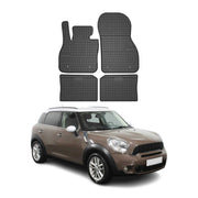 Tapis de Sol pour Mini Countryman 2010-2016 Caoutchouc Noir