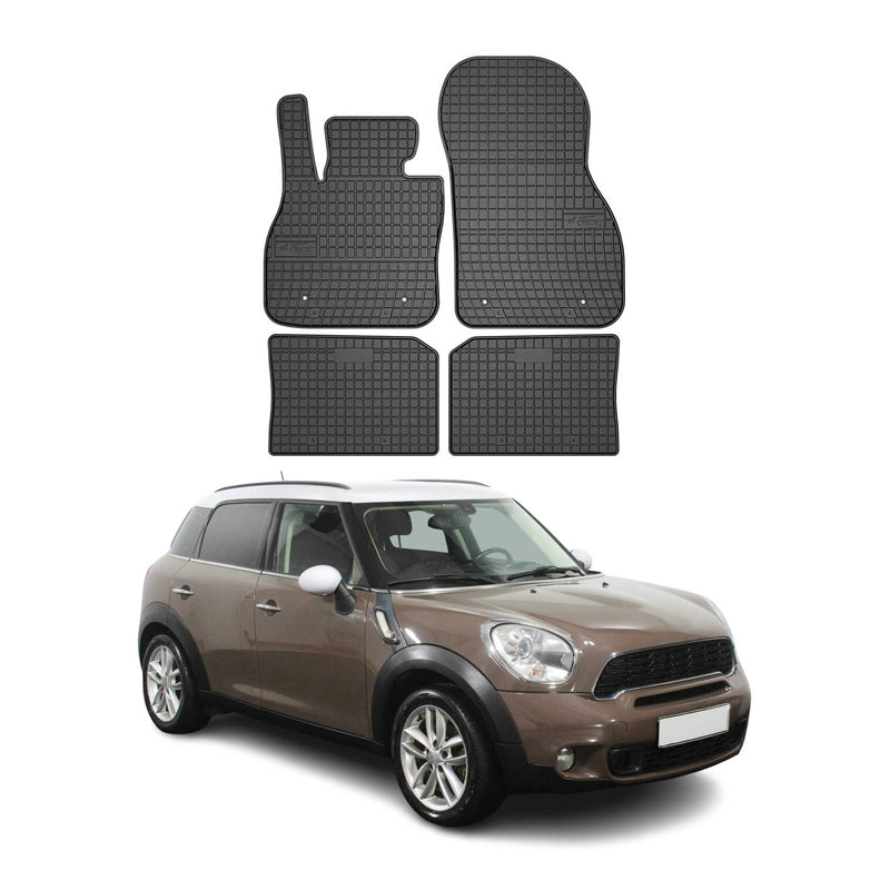 Tapis de Sol pour Mini Countryman 2010-2016 Caoutchouc Noir