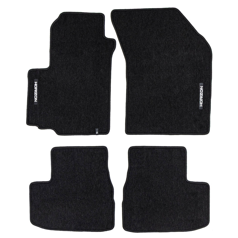 Tapis de Sol de Voiture pour Suzuki Swift IV 2004-2010 Velours Durable Noir 4Pcs