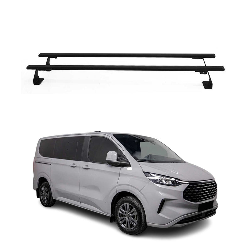 Barres de toit transversales pour Ford Transit Tourneo Custom 2014-24 2Pcs Métal