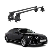 Barres de toit transversales Menabo pour Audi A8 S8 D5 2017-2025 Noir