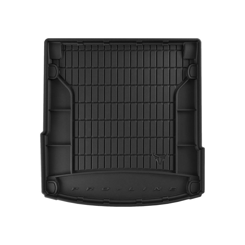 OMAC Tapis de coffre caoutchouc pour Audi A4 B7 Berline 2004-08 Noir Premium