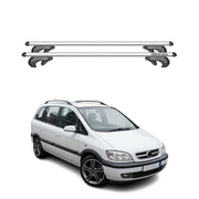 Barres de toit pour Chevrolet Zafira 2001-2012 90kg Aluminium Gris 2tlg