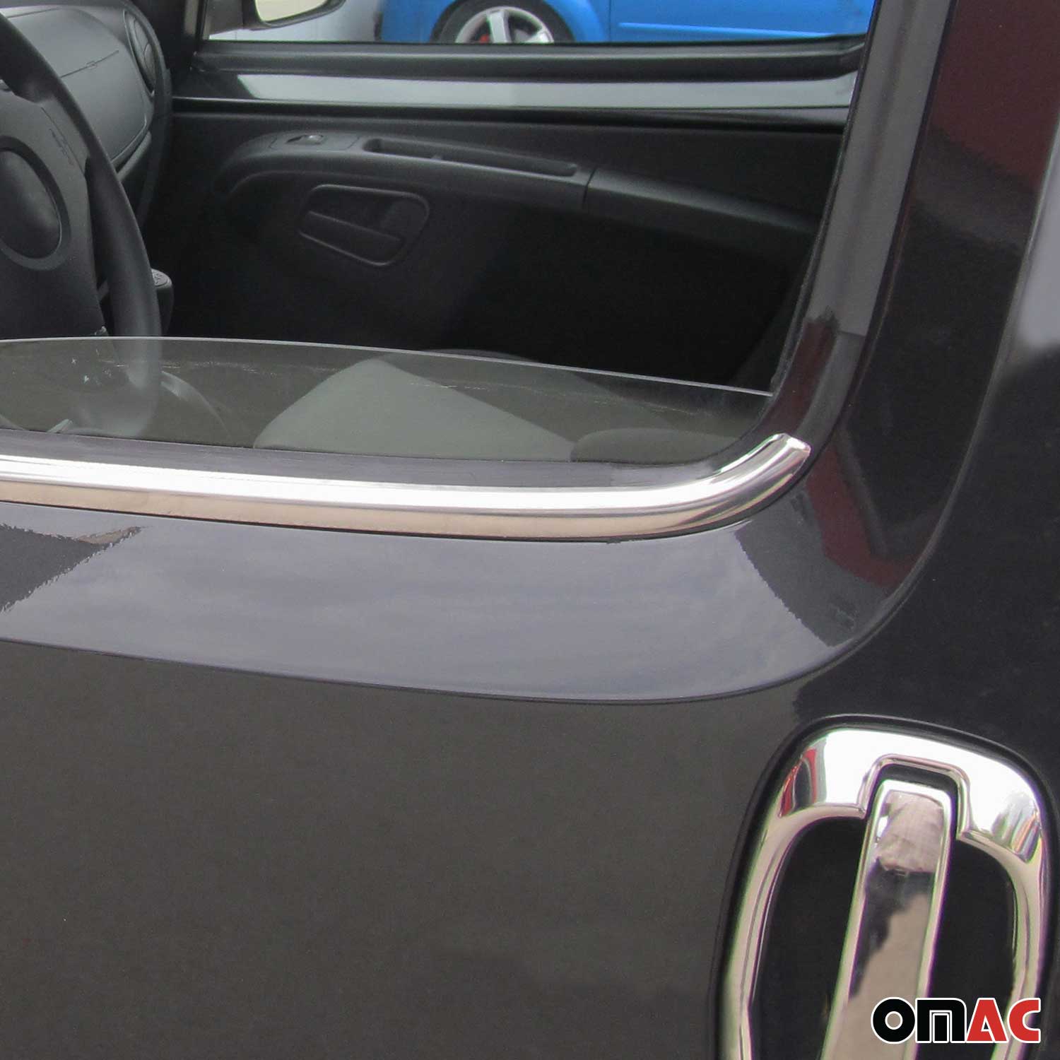 Garniture de Fenêtre pour Fiat Fiorino 2007-2021 Acier Inox 2Pcs