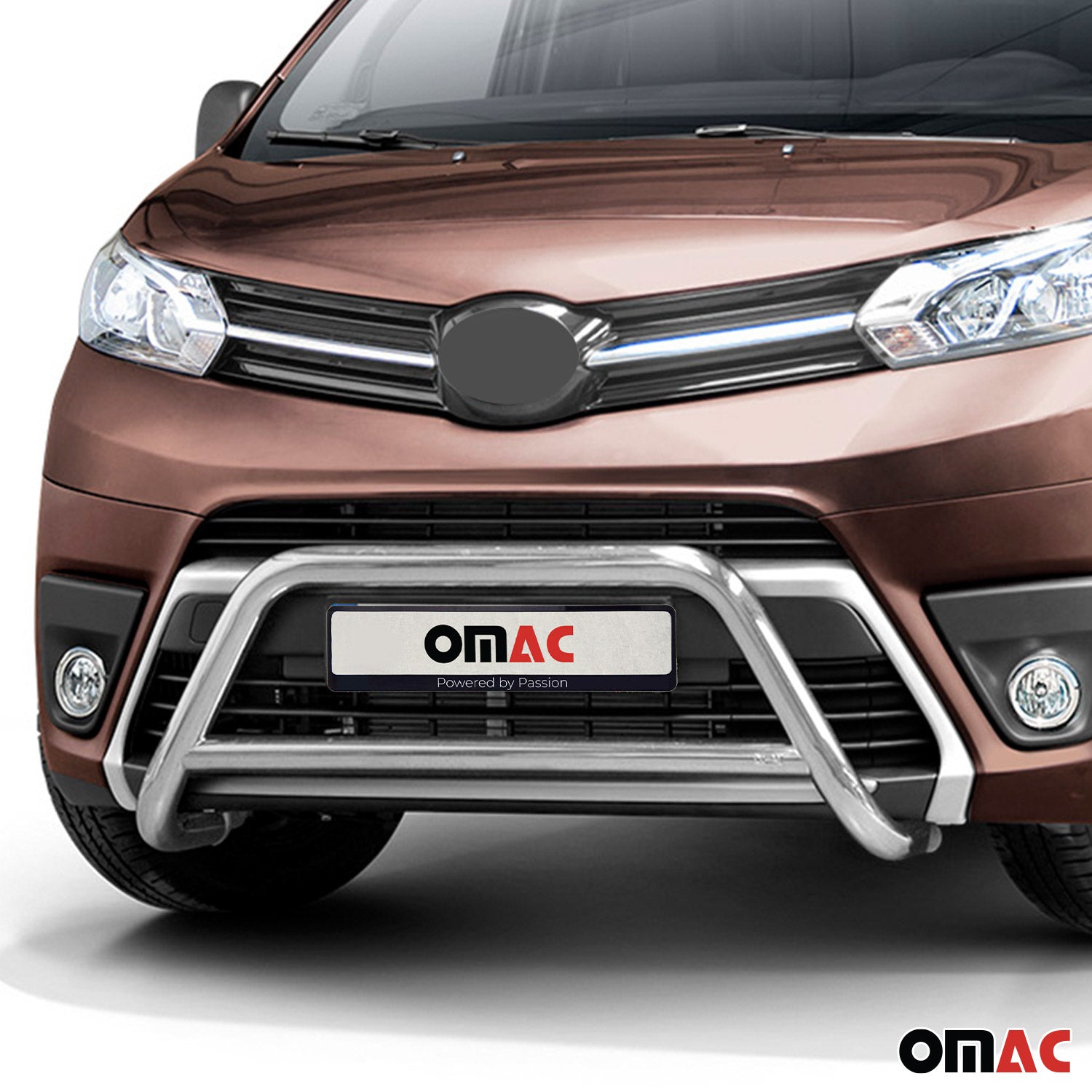 Pare-Buffle Avant Pour Toyota Proace 2016-2026 Acier Inoxydable Argent