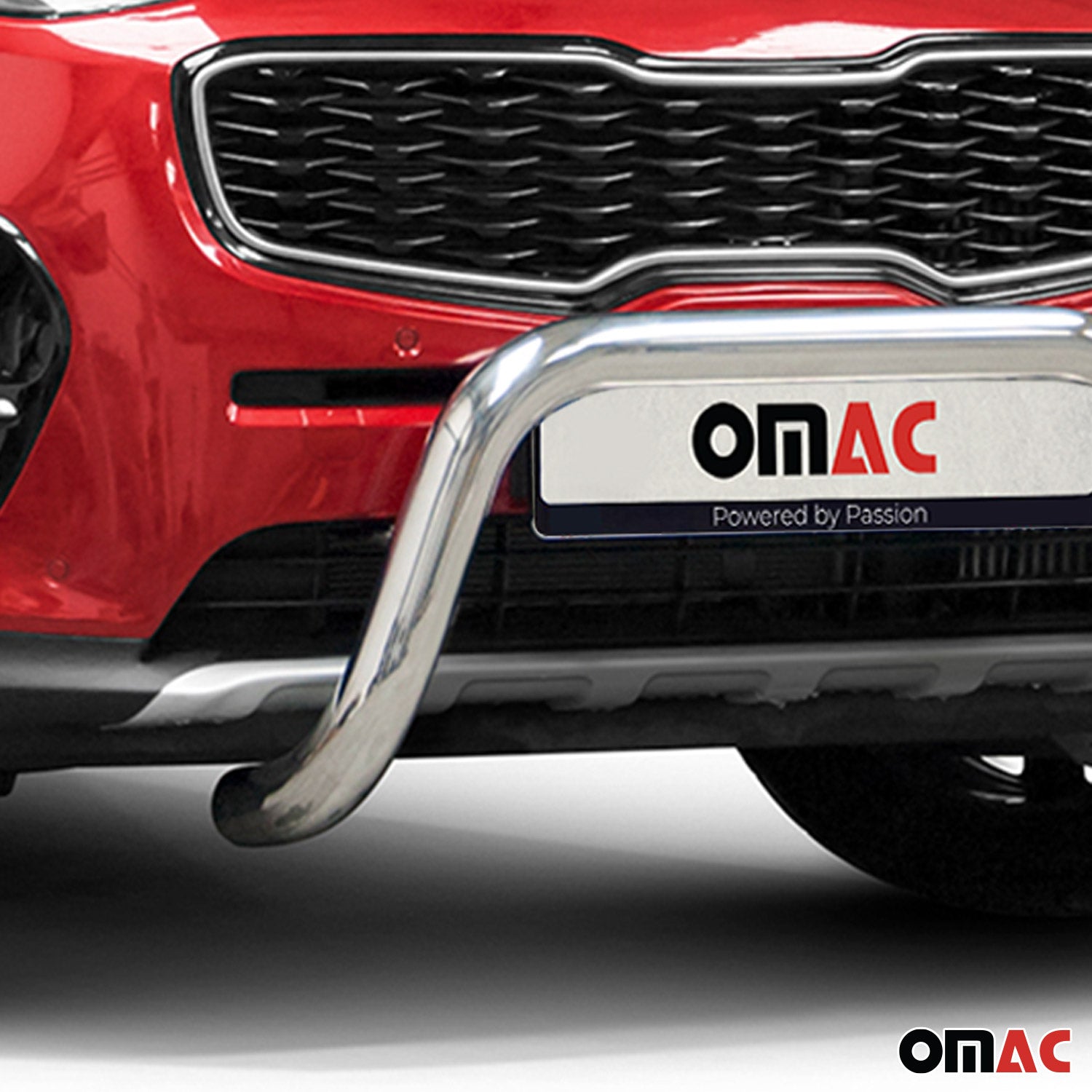 Pare-Buffle Avant Pour Kia Sportage 2015-2018 Acier Inoxydable Argent