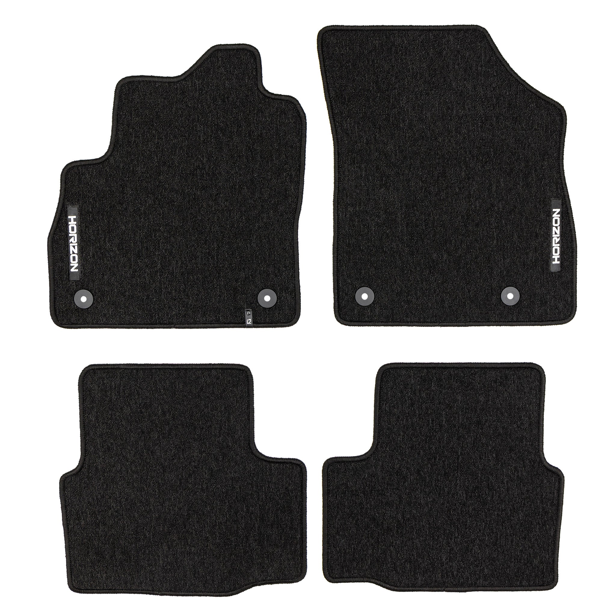 Tapis de Sol de Voiture pour Opel Astra K 2015-2022 Velours Imperméable 4Pcs