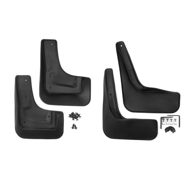 Bavettes Garde Boue pour Mazda 6 2010-2012 Avant et Arrière Plastique Noir 4 Pcs