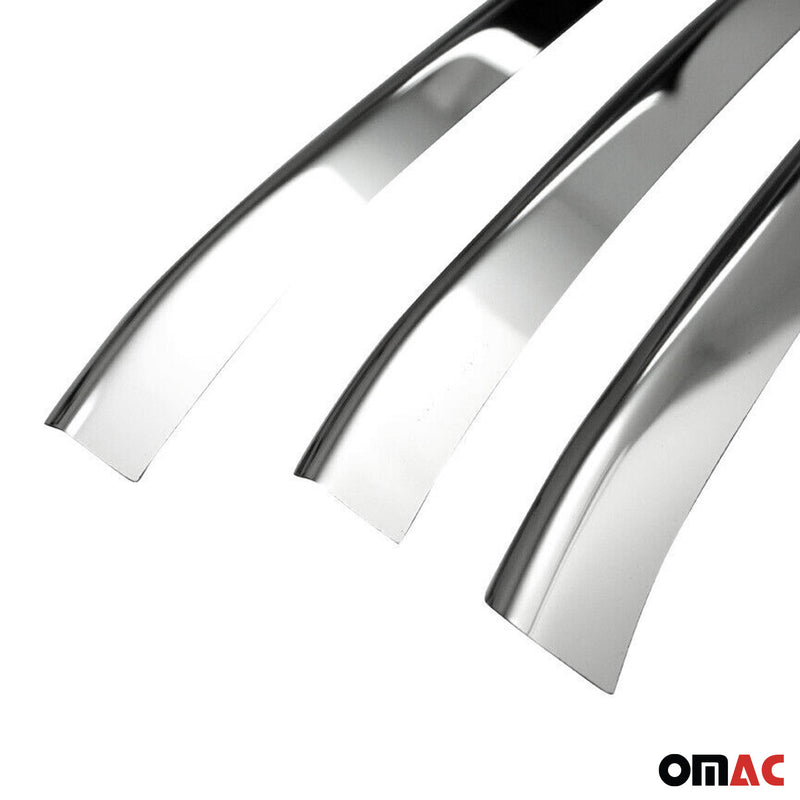 Grille de Calendre pour VW T5 Caravelle Multivan 2003-2010 6pcs en acier inox Chromé