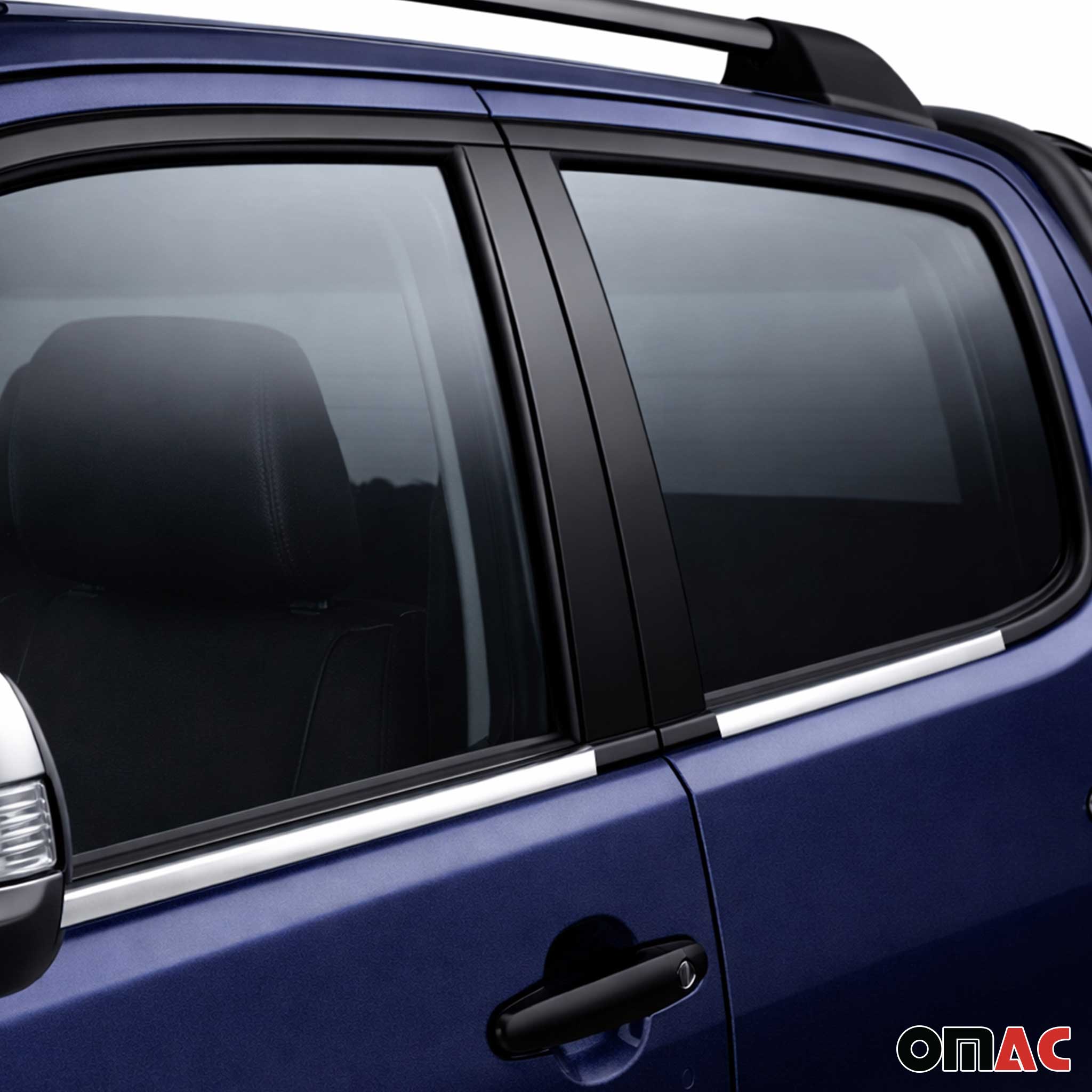 Garniture de Fenêtre pour Toyota Hilux 2005-2015 Acier Inox 4Pcs