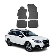 Tapis de Sol pour Subaru Outback 2014-2019 Caoutchouc Noir