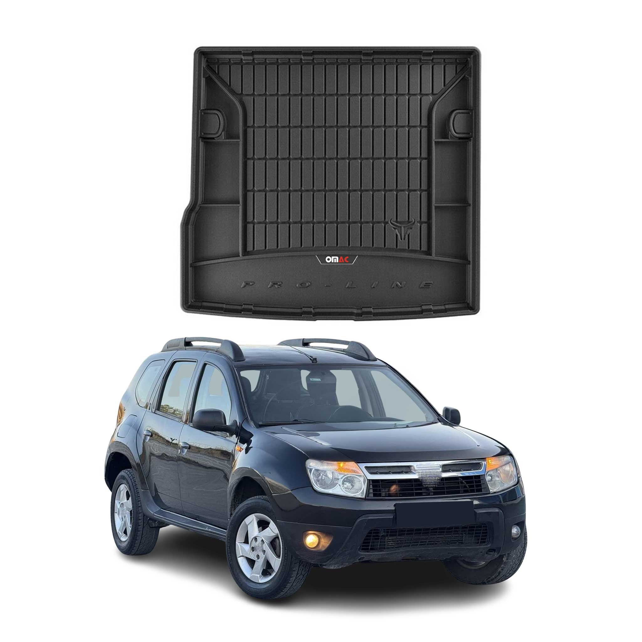 Tapis de Coffre pour Dacia Duster 2010-2018 TPE Noir