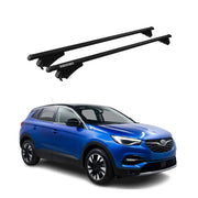 Tiger Barres de toit transversales pour Opel Grandland X 2017-2024 Noir
