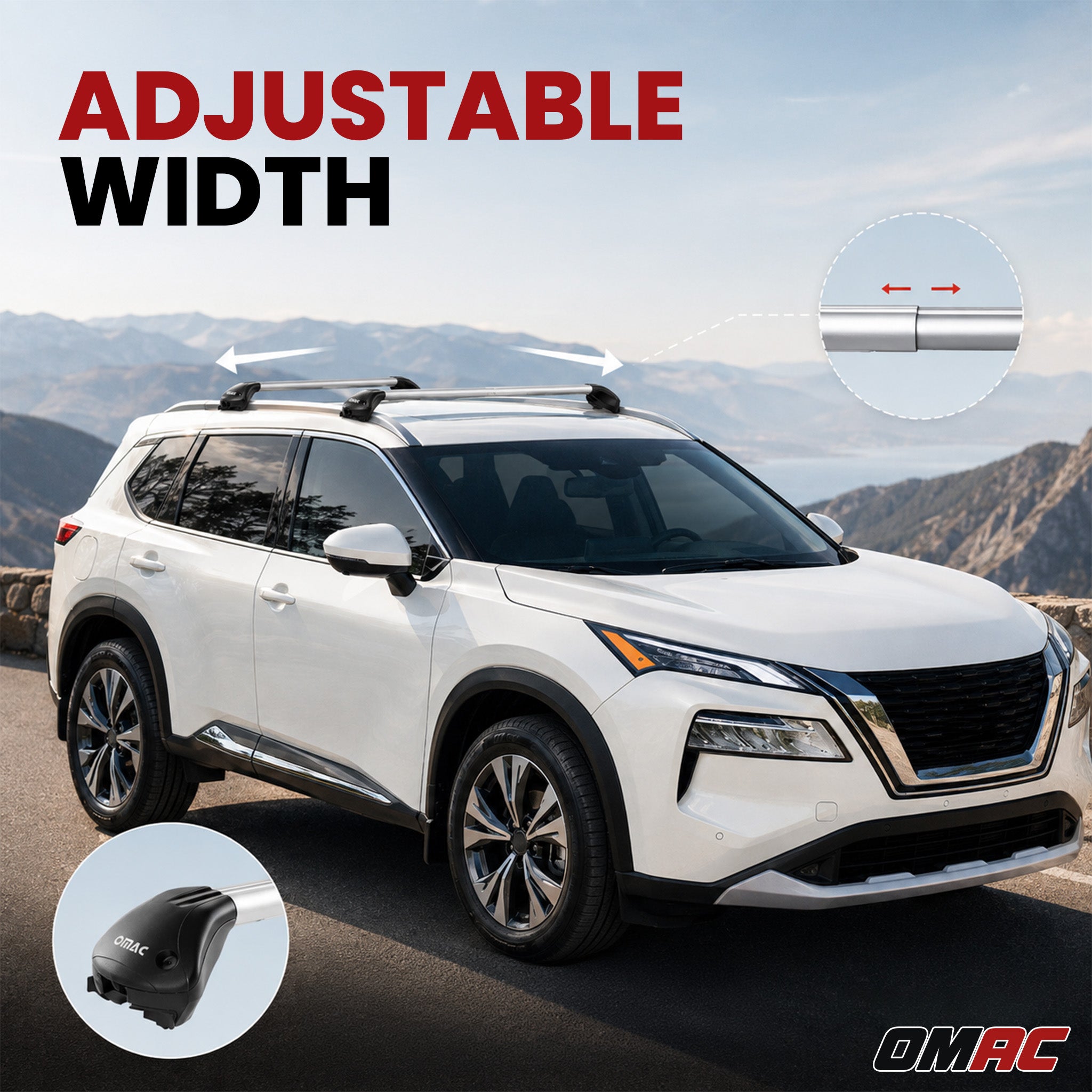Barres de toit transversales pour Kia Ceed III Break 2019-2026 Alu Gris ABE