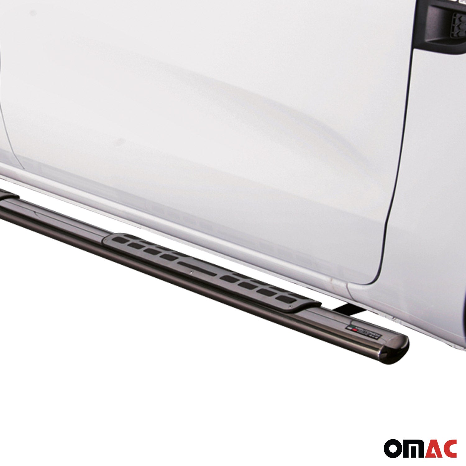 Marchepieds Latéraux pour Ford Ranger Single Cab 2011-2026 Acier Inoxy Argent