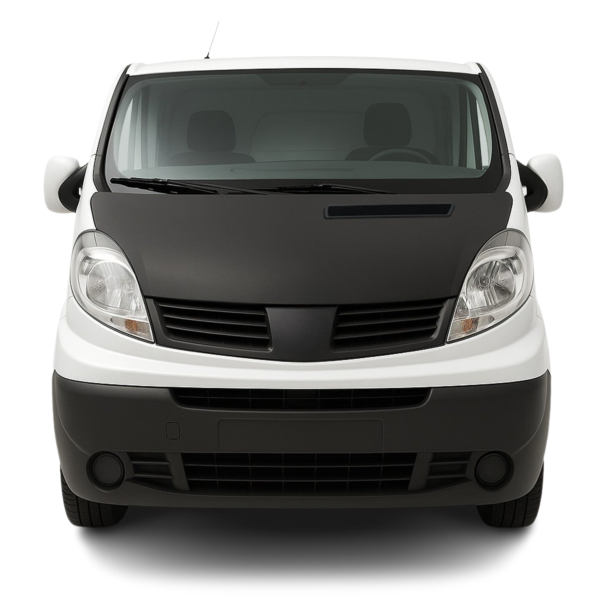 Protège Capot pour Renault Trafic 2001-2014 Masque de voiture vinyle Noir