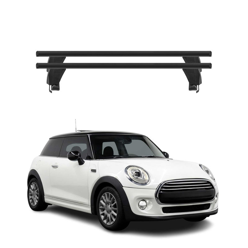 Barres de toit Transversales pour Mini One Cooper 2014-2018 Alu Gris 3 portes