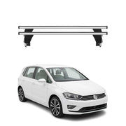 Barres de toit Transversales pour VW Golf VII Sport Van 2014-2019 Alu Gris 2x