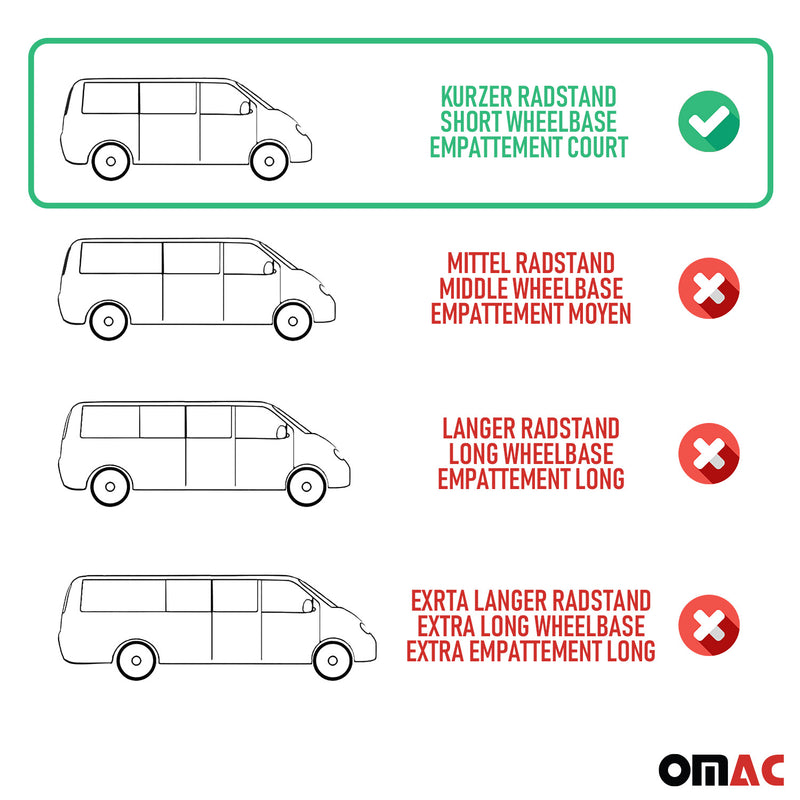 Marchepieds Latéraux pour Citroen Berlingo 2018-2025 Aluminium Argent L1 Court
