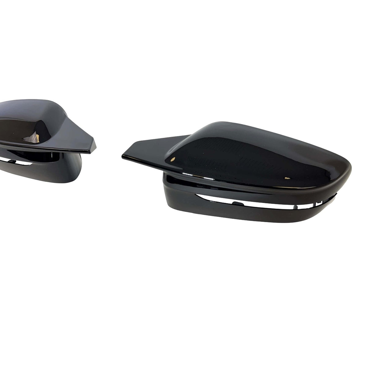JOM Coques de Rétroviseur pour BMW Série 3 (G20/G21) 2019-2022 Noir Brillant ABS