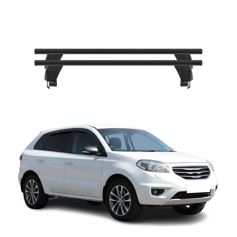 Menabo Barres de toit Transversales pour Renault Koleos 2008-2016 Alu ABE 2x