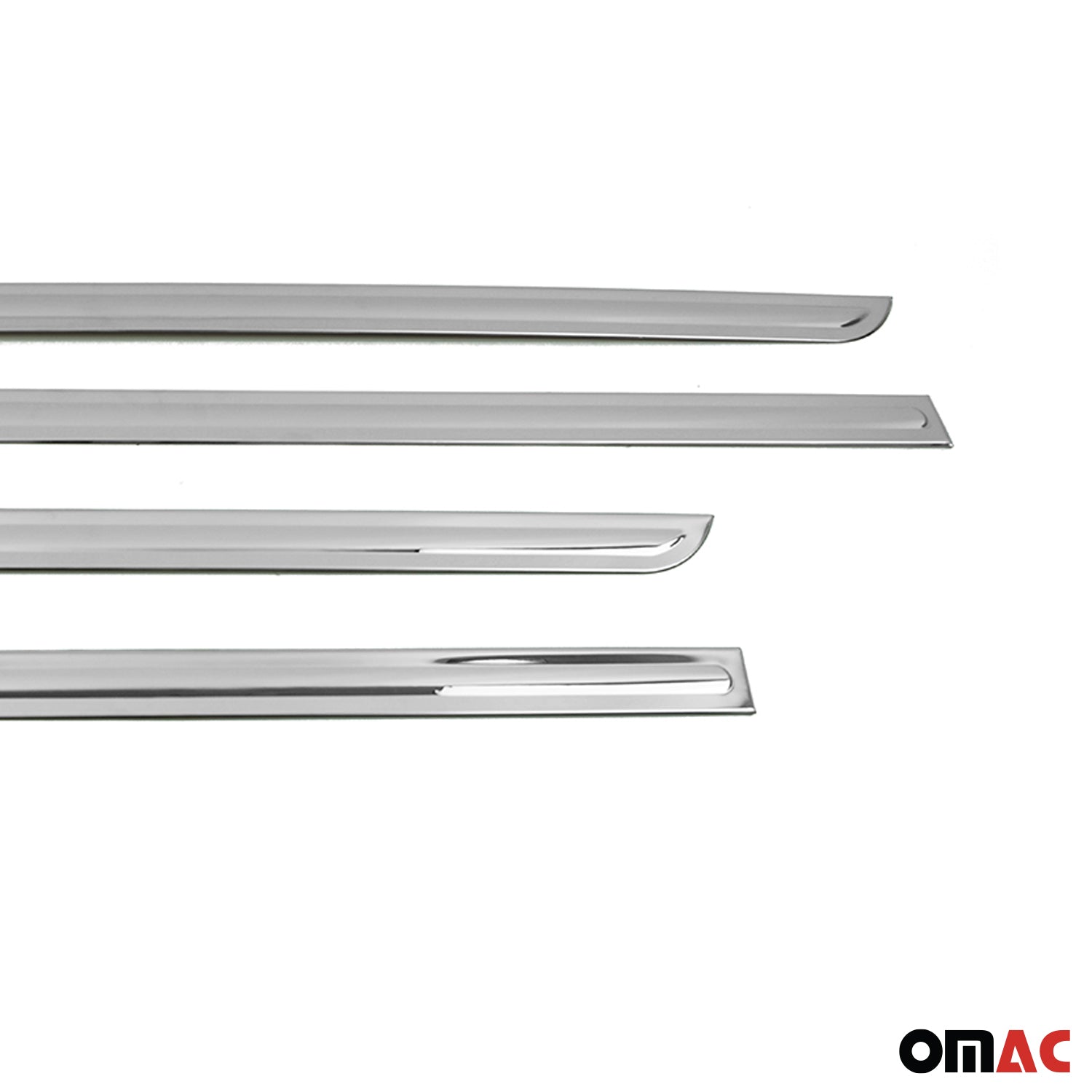 Garniture Baguette de porte latérale pour Opel Mokka X 2016-2020 chromé 4Pcs