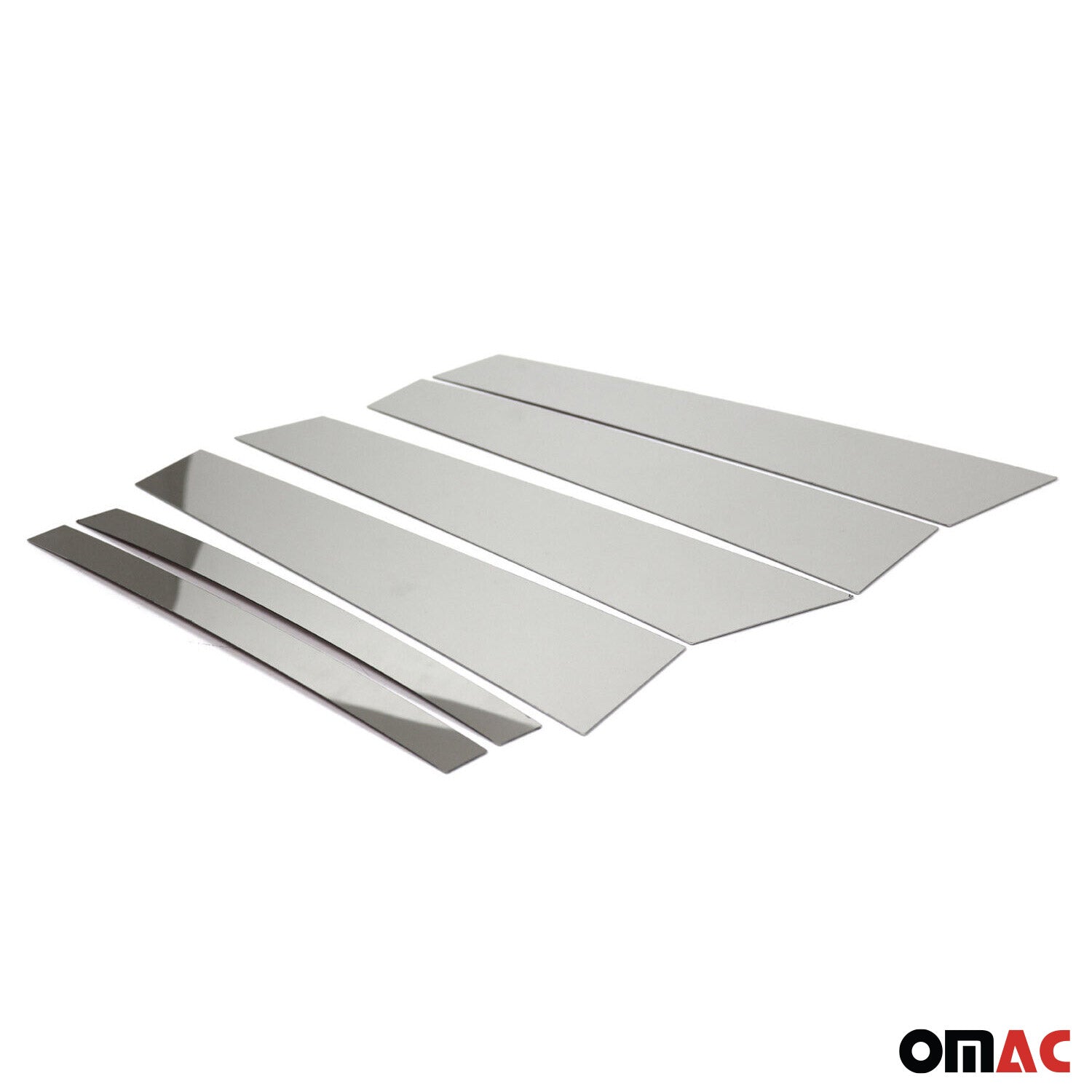 Couverture Garniture de pilier B pour Mercedes Classe C S205 2014-2020 inox 6Pcs