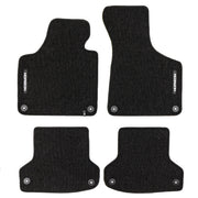Tapis de Sol de Voiture pour Audi A3 Sportback 8P 2003-2013 Velours Noir 4Pcs