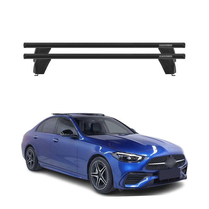 Menabo Barres De Toit Transversales pour Mercedes Classe C W206 2021-2025 Alu