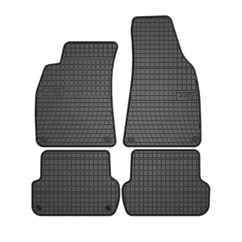 OMAC Tapis de sol pour Audi A4 B6 B7 Berline Break 2000-2008 Noir en caoutchouc